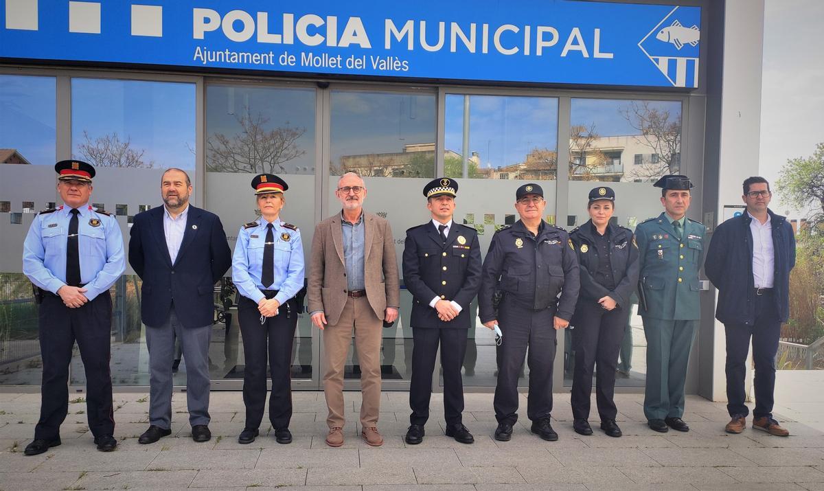Junta Local de Seguridad de Mollet del Vallès celebrada en abril de 2022.