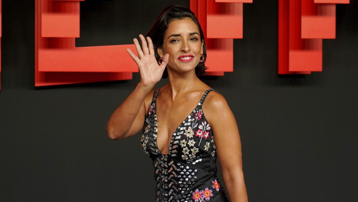 La actriz Inma Cuesta durante la presentación de la nueva sede de Netflix en España.
