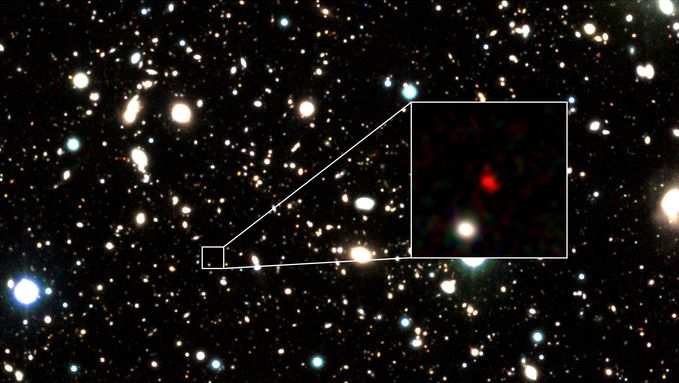 Los astrnomos avistan la galaxia mis distante jamas observada