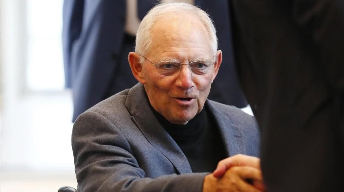 El ministro de Finanzas alemán, Wolfgang Schäuble. El ministro de Finanzas alemán, Wolfgang Schäuble.