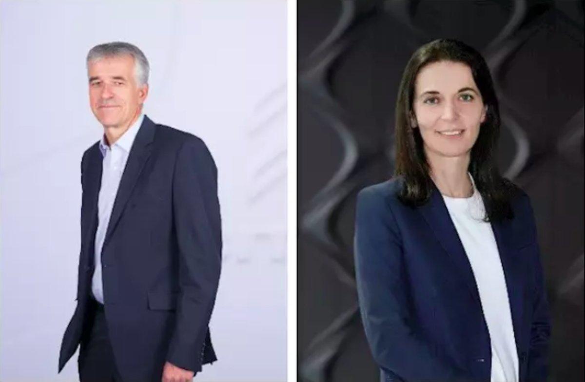 Vincent Cobee (izquierda) y Beatrice Foucher, nuevos líderes de Citroën y DS.