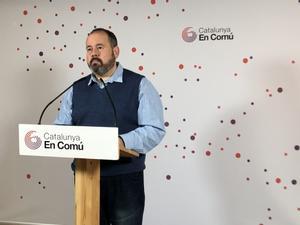 Joan Mena, portavoz de Catalunya en Comú.