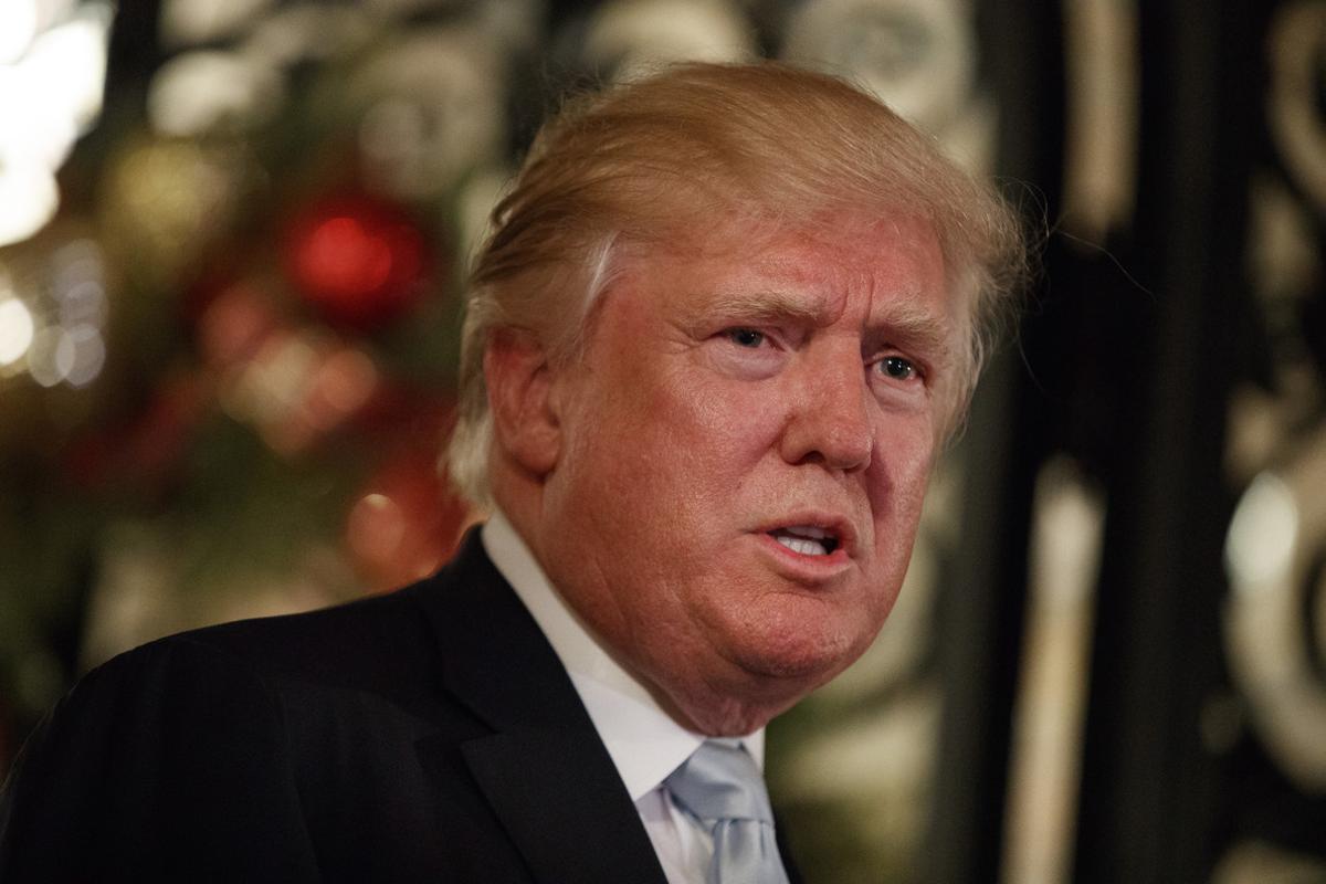 Donald Trump habla con la prensa, el miércoles en Palm Beach (Florida). Donald Trump habla con la prensa, el miércoles en Palm Beach (Florida).