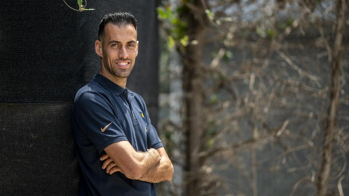 Sergio Busquets, jugador y capitán del FC Barcelona, fotografiado durante la entrevista con El Periódico Sergio Busquets, jugador y capitán del FC Barcelona, fotografiado durante la entrevista con El Periódico