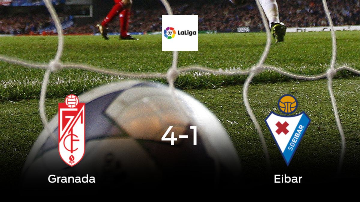 El Granada consigue los tres puntos en casa tras pasar por encima del Eibar (4-1) El Granada consigue los tres puntos en casa tras pasar por encima del Eibar (4-1)