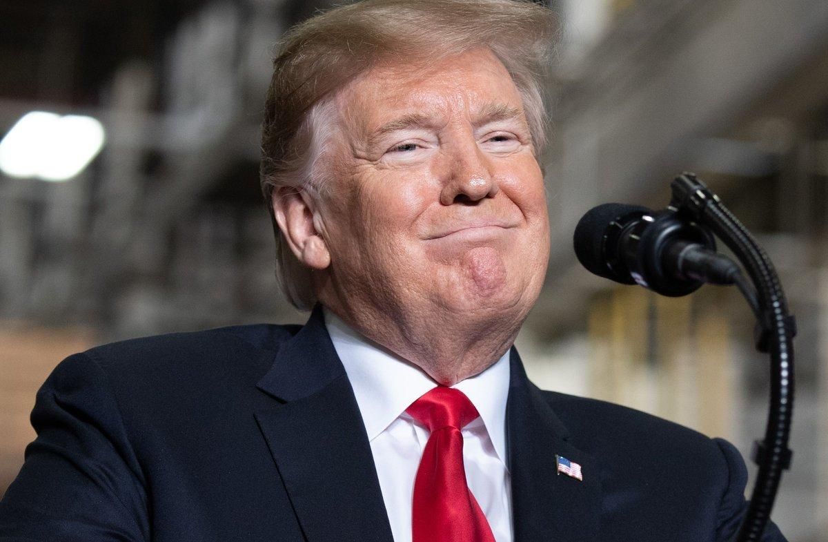 El presidente de los Estados Unidos Donald Trump en un evento en Ohio. El presidente de los Estados Unidos Donald Trump en un evento en Ohio.