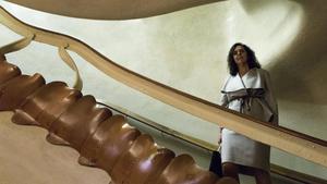 La cirujana Toñi Lequerica, gran admiradora de la Casa Batlló, conoce bien estos peldaños porque ha visitado varias veces el edificio.