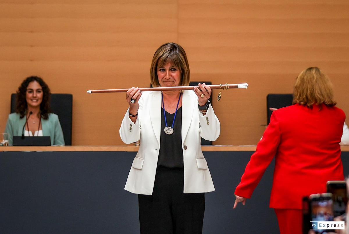 Núria Marín (PSC), proclamada de nuevo alcaldesa de L’Hospitalet este sábado 17 de junio.