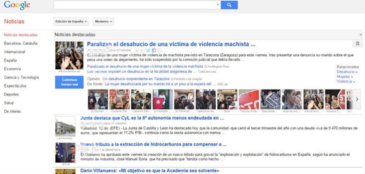 Google News en España. Google News en España.