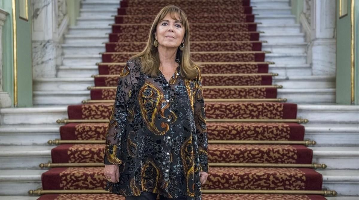 Maria del Mar Bonet, en la presentación del concierto del Liceu. Maria del Mar Bonet, en la presentación del concierto del Liceu.
