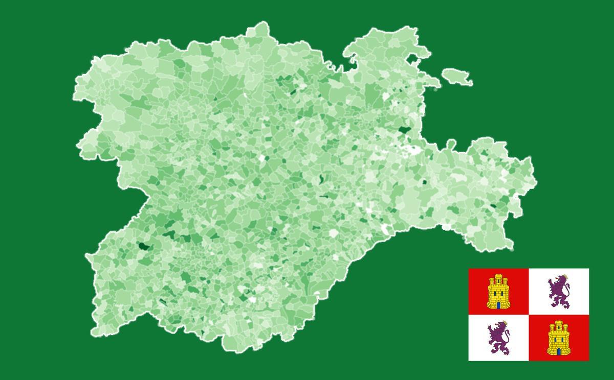 MAPA INTERACTIVO: La escalada del voto a Vox en Castilla y León, municipio a municipio