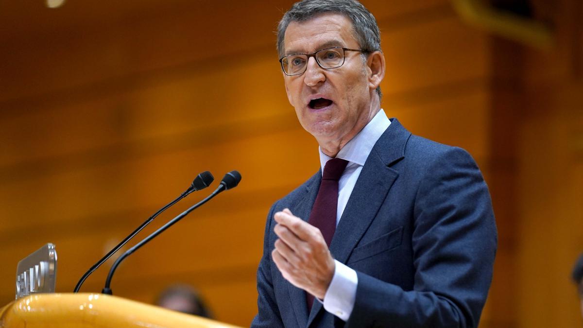 Feijóo pide «elecciones ya» ante un Sánchez que ve manatado por sus socios Feijóo pide «elecciones ya» ante un Sánchez que ve manatado por sus socios