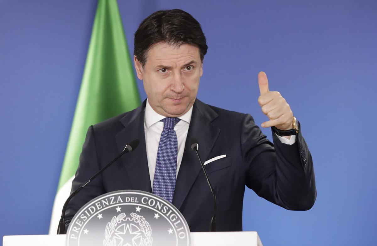 El nuevo líder del M5S y exprimer ministro italiano, Giuseppe Conte.