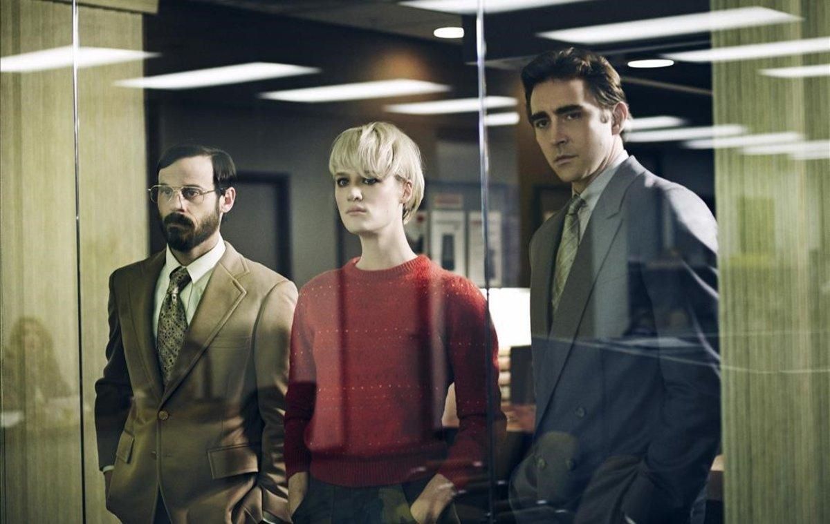 Gordin Clark, Cameron Howe y Joe MacMillan, personajes de ’Halt and Cath Fire’ a los que, cosa rara, se termina por querer. Gordin Clark, Cameron Howe y Joe MacMillan, personajes de ’Halt and Cath Fire’ a los que, cosa rara, se termina por querer.