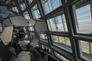 Espectacular hipermirador de Barcelona desde la planta 30 de la torre Glòries