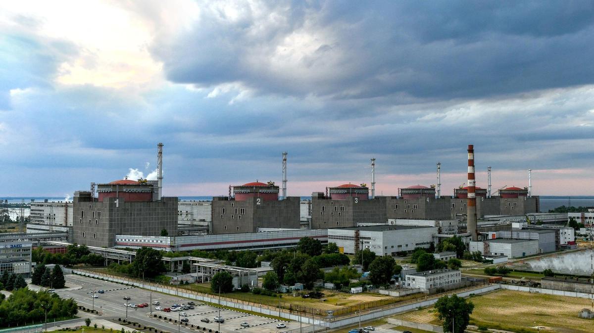 Imagen de la central nuclear de Zaporiyia.