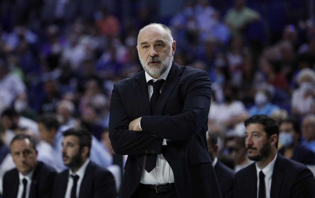 L’entrenador del Madrid, Pablo Laso, rep l’alta de l’uci