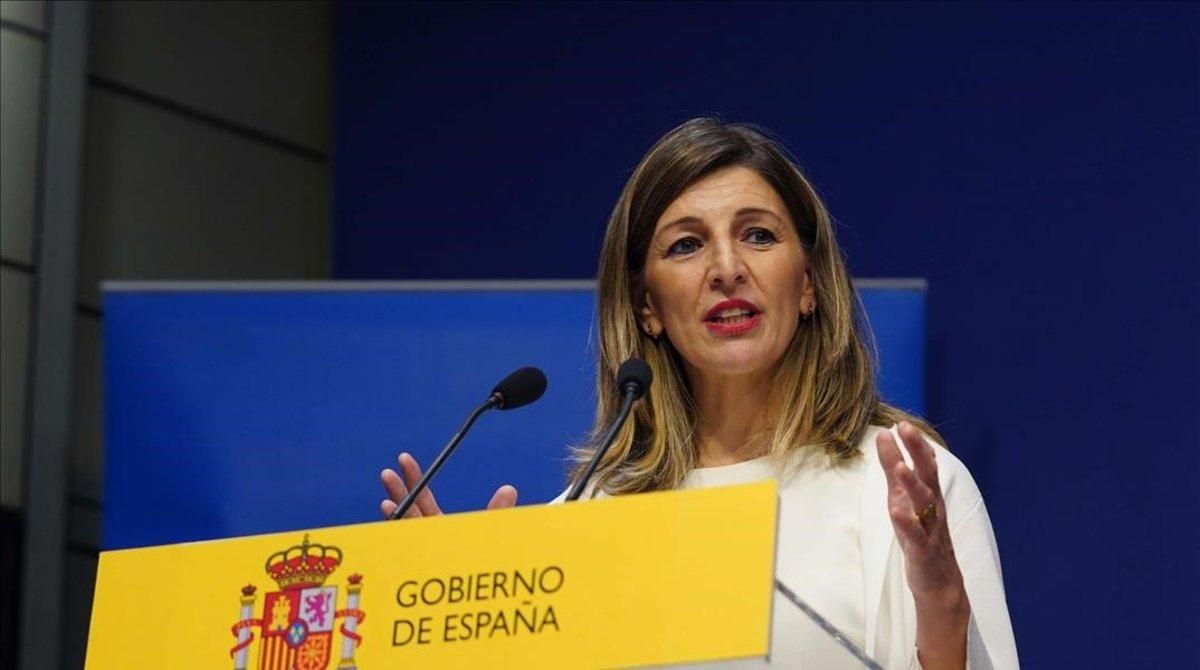 Yolanda Díaz, ministra de Trabajo. Yolanda Díaz, ministra de Trabajo.