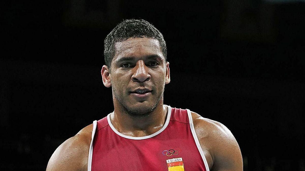 Enmanuel Reyes, tras sus victoria en primera ronda. Enmanuel Reyes, tras sus victoria en primera ronda.