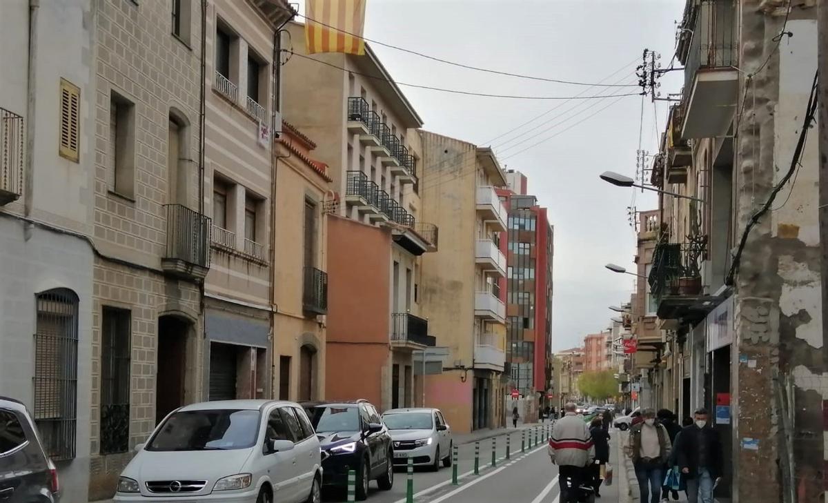 Imagen de archivo de una calle de Mataró.