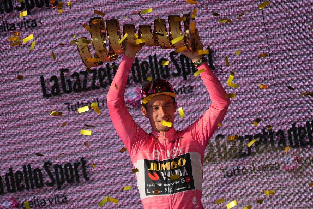 Roglic guanya un Giro dissenyat amb una bena Roglic guanya un Giro dissenyat amb una bena