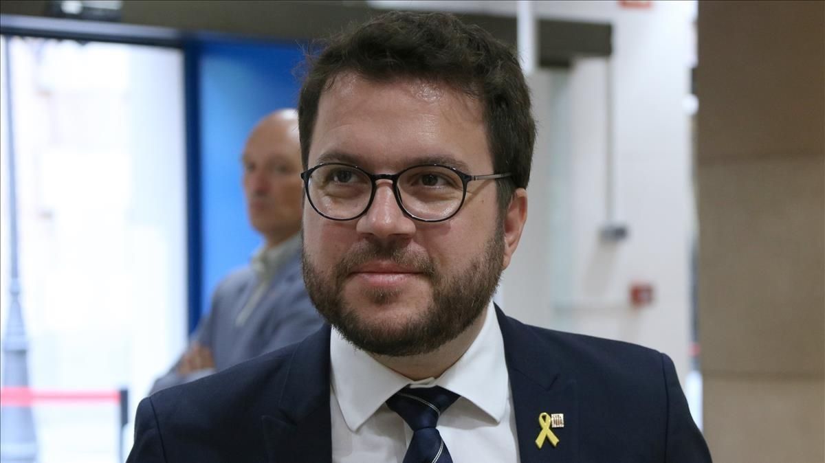 El vicepresidente del Govern, Pere Aragonès. El vicepresidente del Govern, Pere Aragonès.