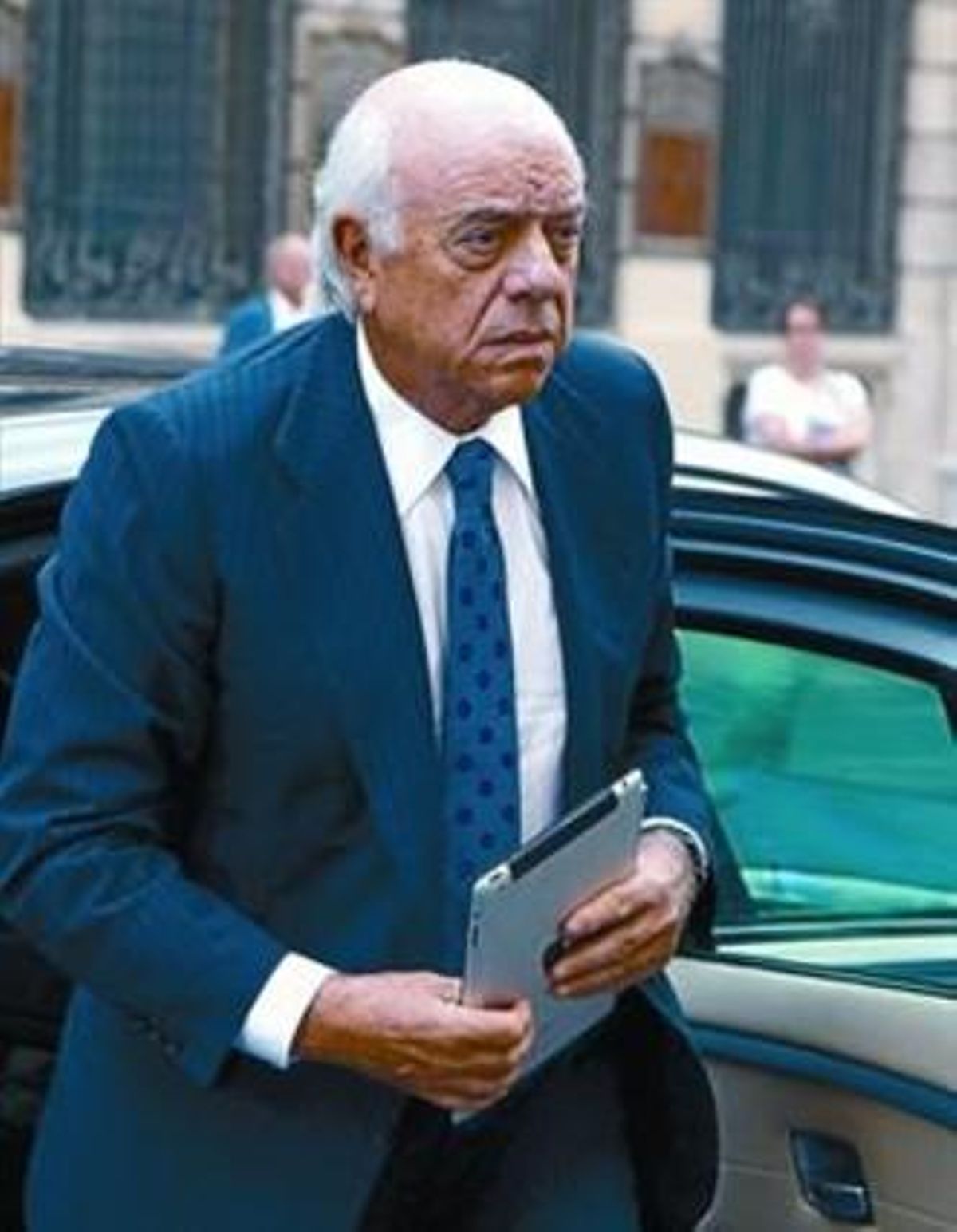 Francisco González, presidente del BBVA, ayer. Francisco González, presidente del BBVA, ayer.
