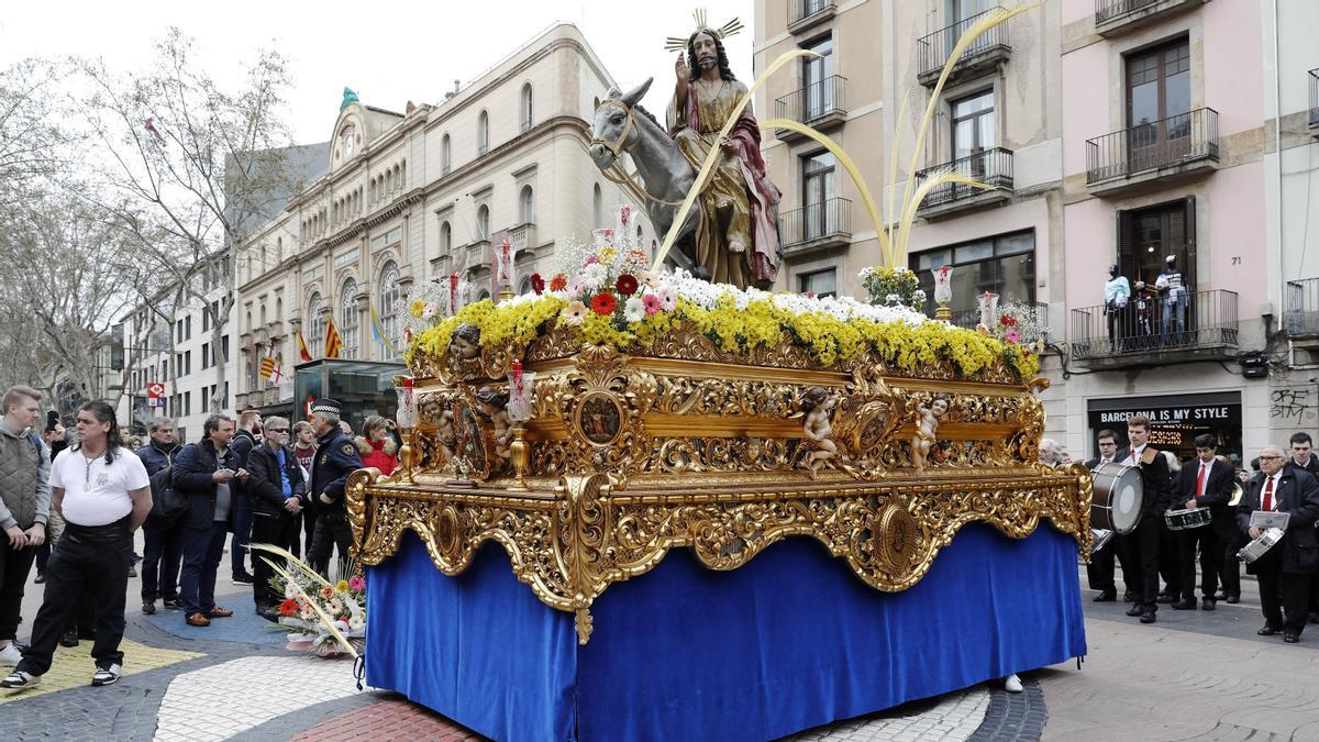 Semana Santa en Barcelona 2023 recorrido y horario de las principales