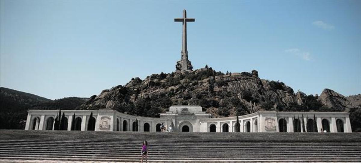 Entrada al Valle de los Caídos, en San Lorenzo de El Escorial.
