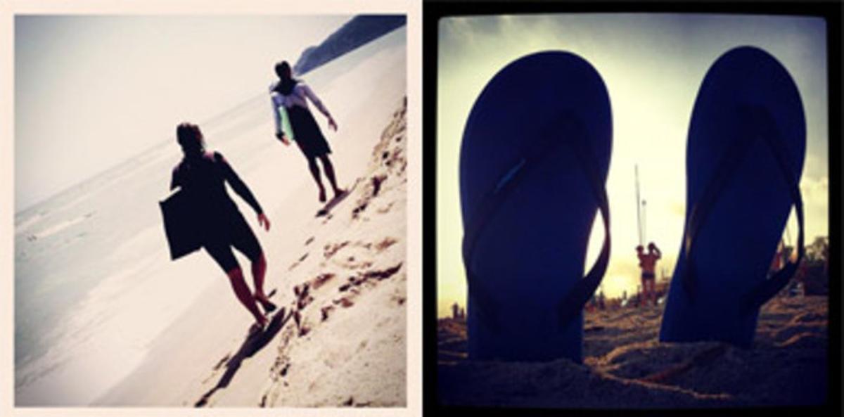 Dos imágenes de Instagram. Dos imágenes de Instagram.