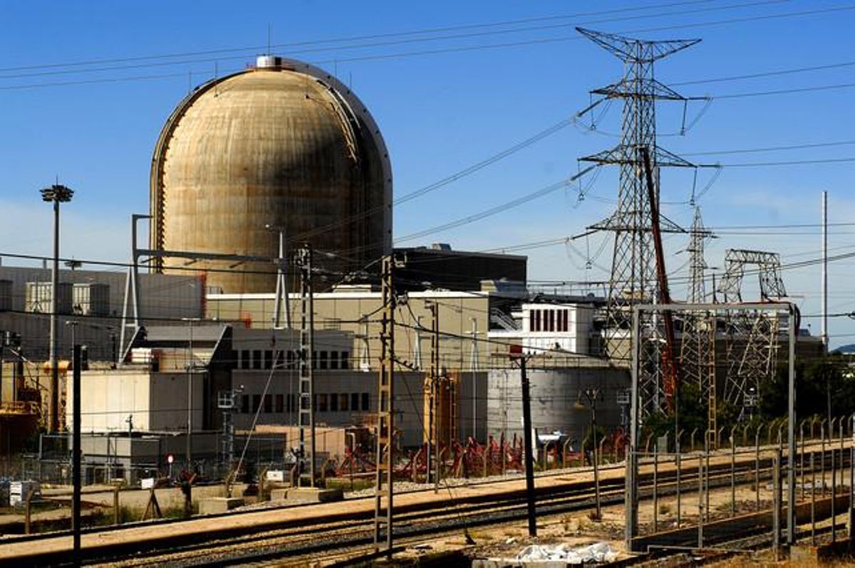 La central nuclear Vandellòs II. La central nuclear Vandellòs II.