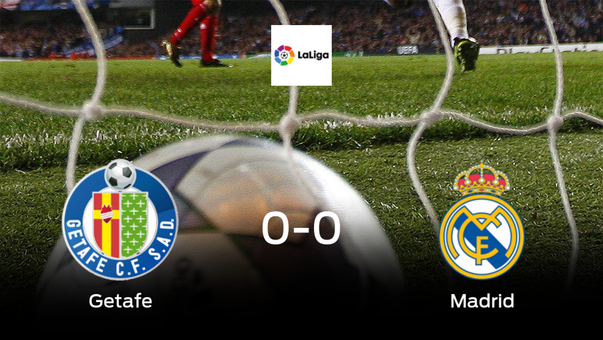 El Getafe y el Real Madrid concluyen su enfrentamiento en el Coliseum Alfonso Pérez sin goles (0-0) El Getafe y el Real Madrid concluyen su enfrentamiento en el Coliseum Alfonso Pérez sin goles (0-0)
