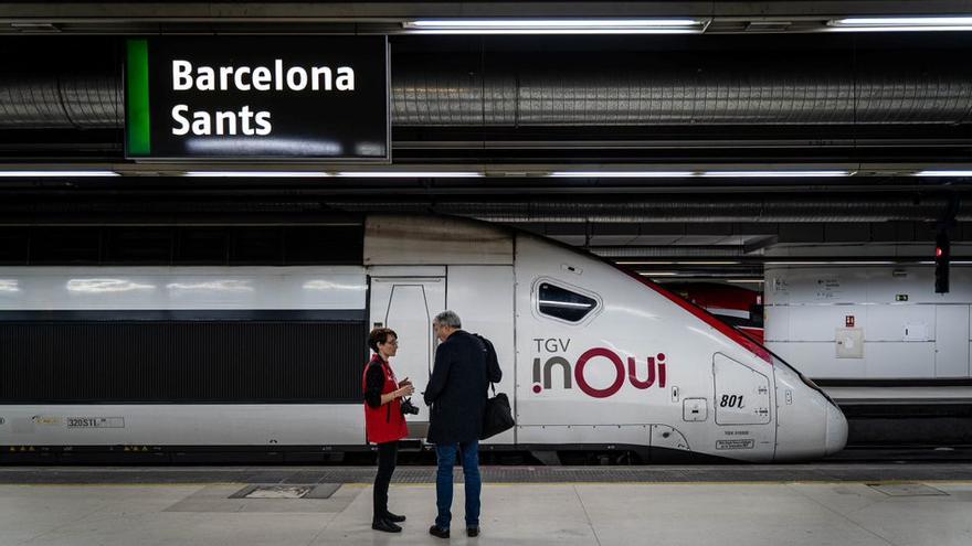 The SNCF railway starts the route between Barcelona and Paris alone after breaking up with Renfe
