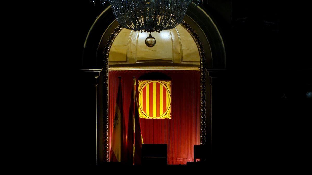 Imagen del hemiciclo del Parlament de Catalunya