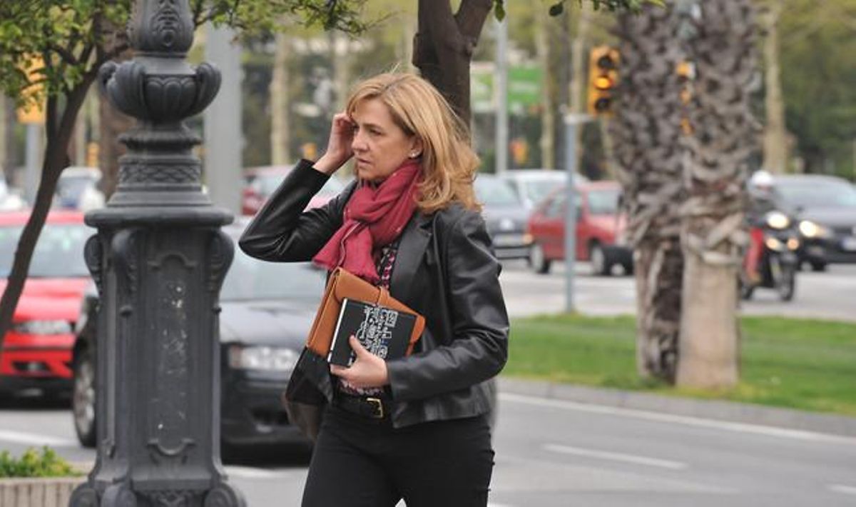 La infanta Cristina, el pasado abril en Barcelona. La infanta Cristina, el pasado abril en Barcelona.