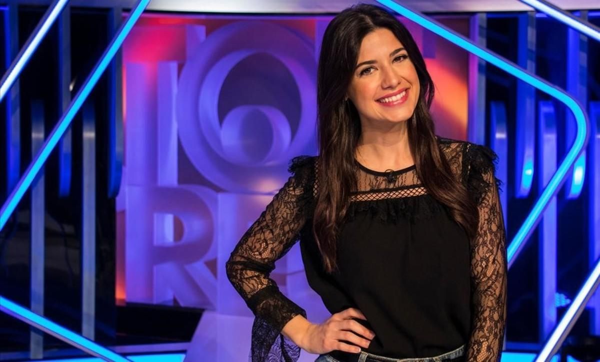 La presentadora Ares Teixidó, en el plató del concurso ’Tot o res’, de TV-3. La presentadora Ares Teixidó, en el plató del concurso ’Tot o res’, de TV-3.