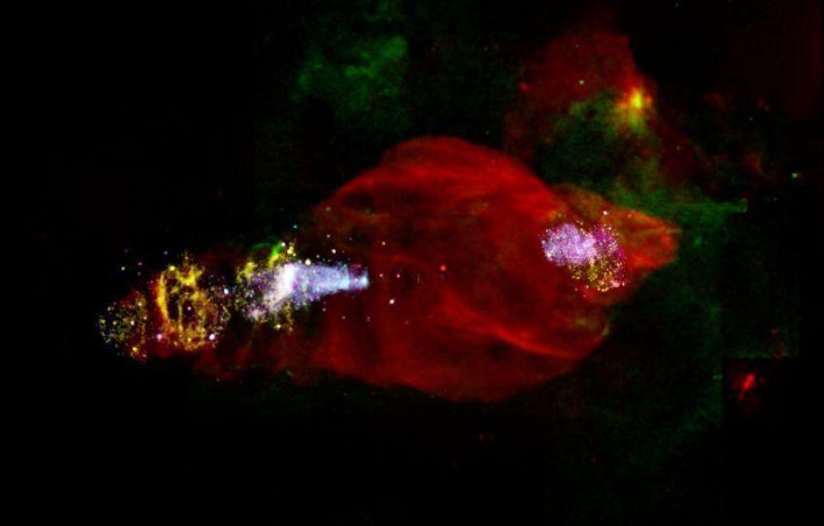 Descubren un acelerador de partículas a 17.000 años luz de la Tierra Descubren un acelerador de partículas a 17.000 años luz de la Tierra