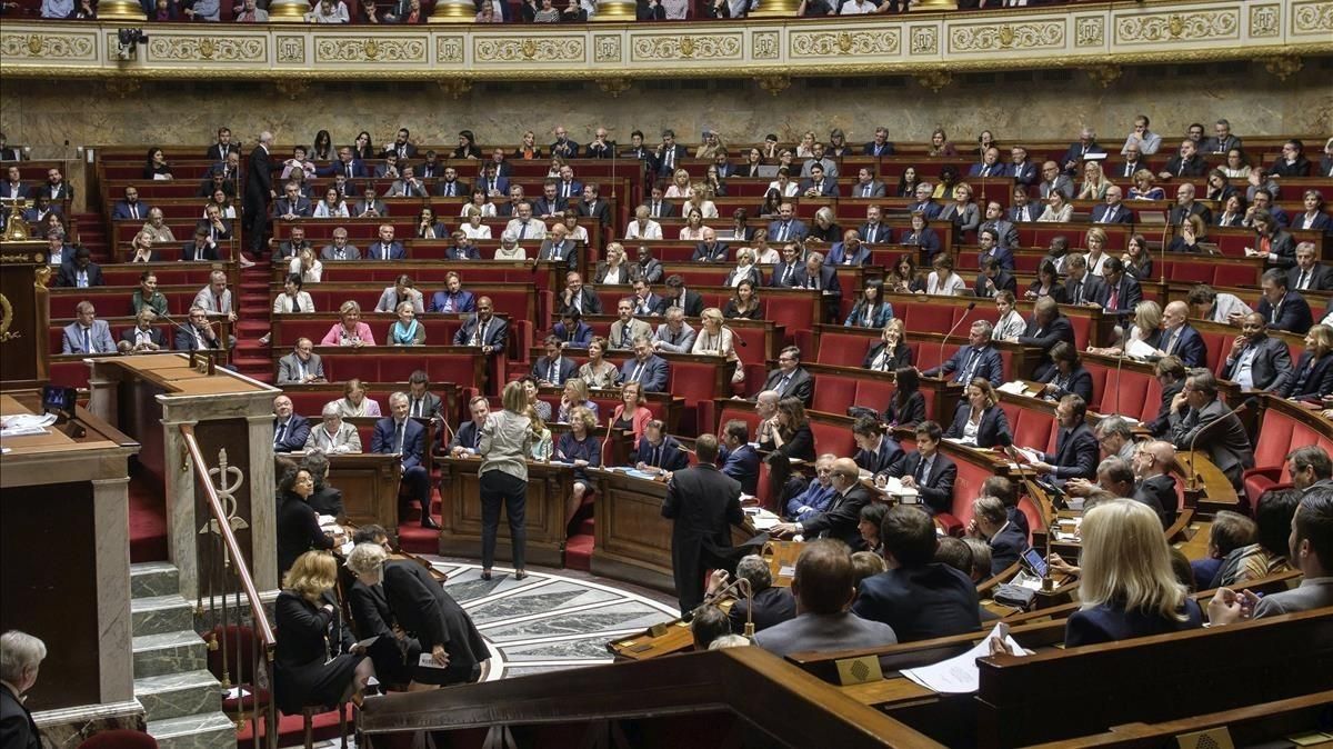 Vista de la Asamblea Nacional francesa Vista de la Asamblea Nacional francesa