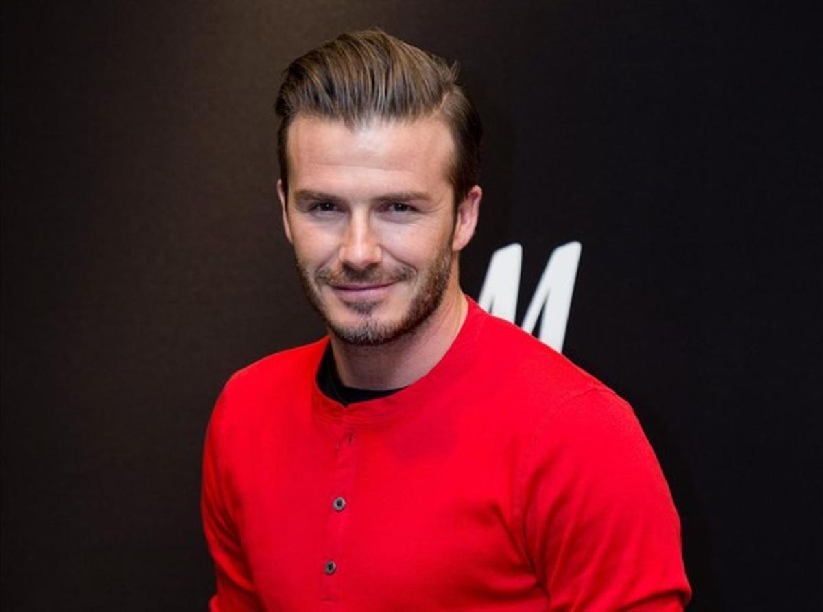 Una imagen de archivo del exfutbolista David Beckham. 