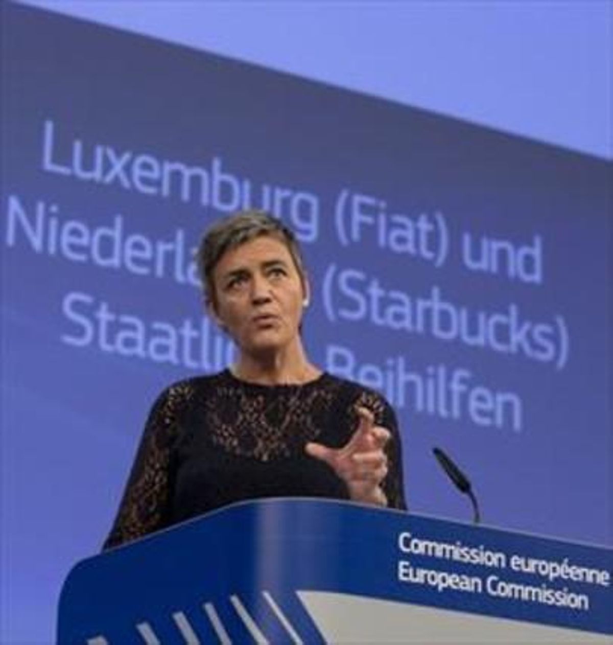 La comisaria de Competencia Margrethe Vestager, en Bruselas. La comisaria de Competencia Margrethe Vestager, en Bruselas.