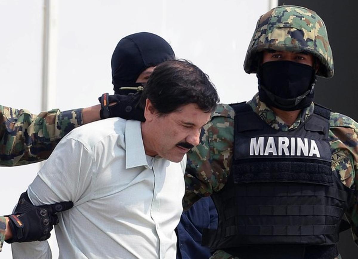 ’El Chapo’ Guzmán, el 22 de febrero del 2014, cuando fue arrestado.