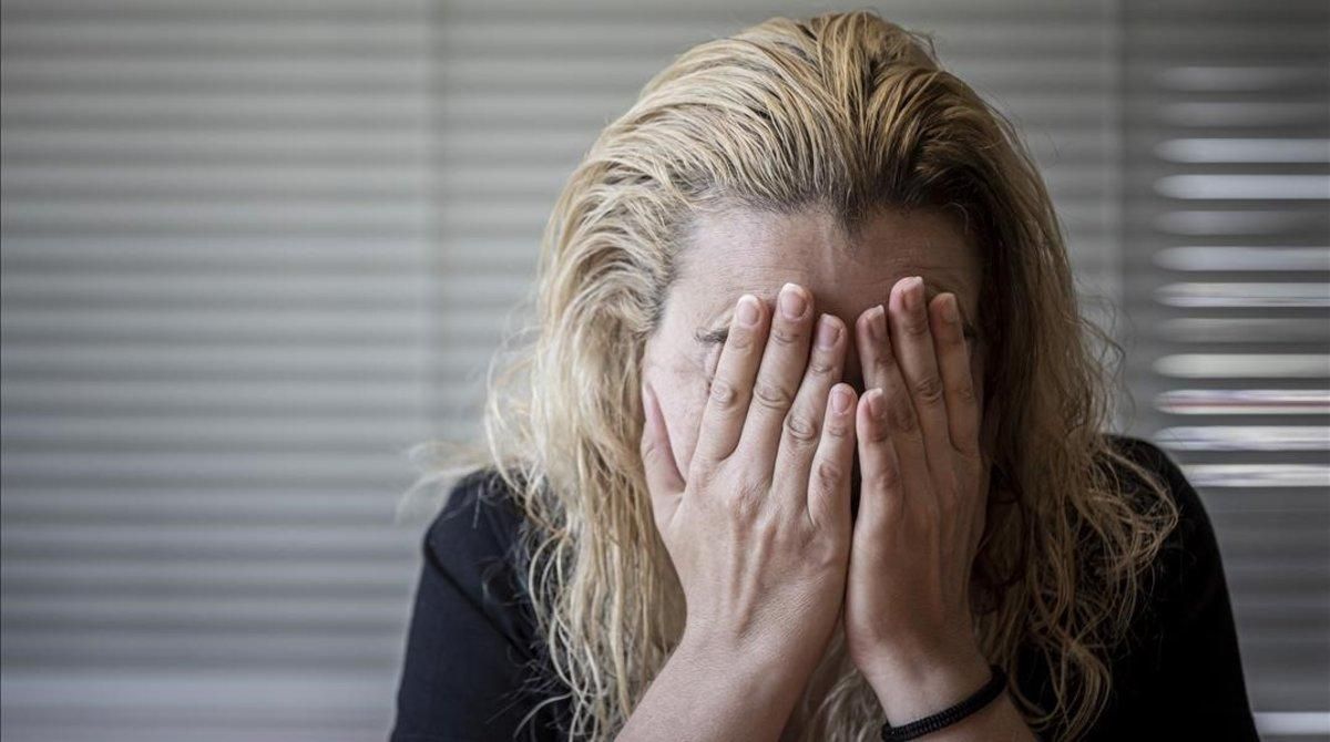Marta víctima de violencia machista. Marta víctima de violencia machista.