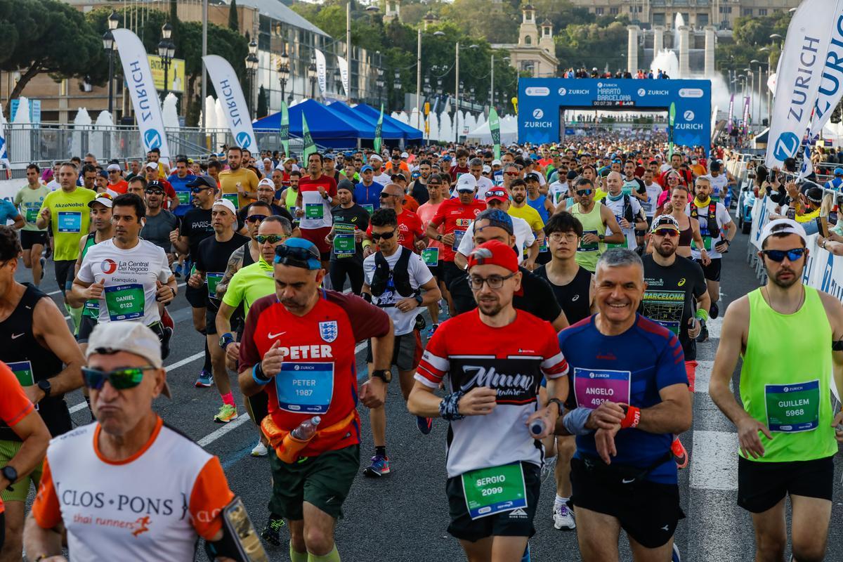 La Marató de Barcelona sobreviu a la calor amb doble rècord de la prova La Marató de Barcelona sobreviu a la calor amb doble rècord de la prova