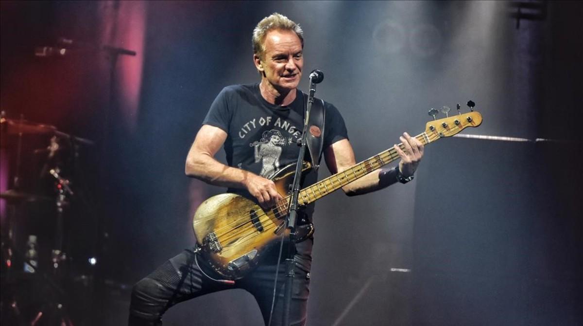 Sting, durante su concierto en el Sant Jordi Club de Barcelona.
