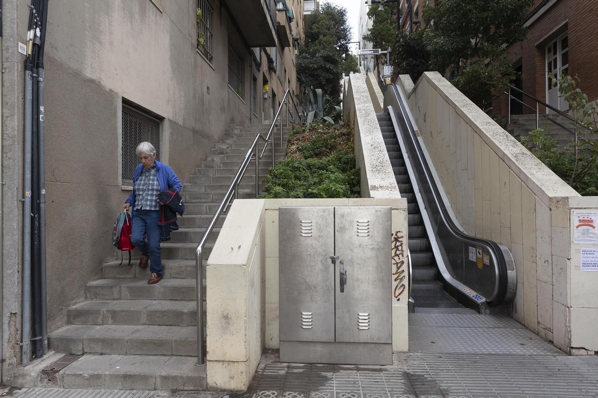L’avaria perpètua de les escales mecàniques més antigues de Barcelona