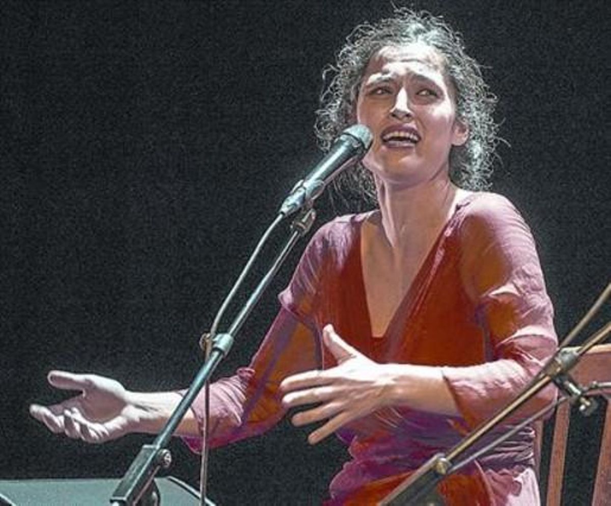 Sílvia Pérez Cruz, una de las artistas que colaboran en el espectáculo. Sílvia Pérez Cruz, una de las artistas que colaboran en el espectáculo.