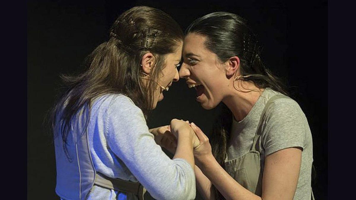 Una escena de ’Una habitació buida’. Una escena de ’Una habitació buida’.