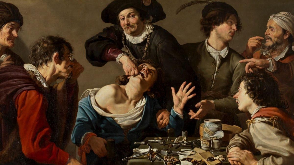 ’El charlatán sacamuelas’, obra de Theodoor Rombouts. ’El charlatán sacamuelas’, obra de Theodoor Rombouts.