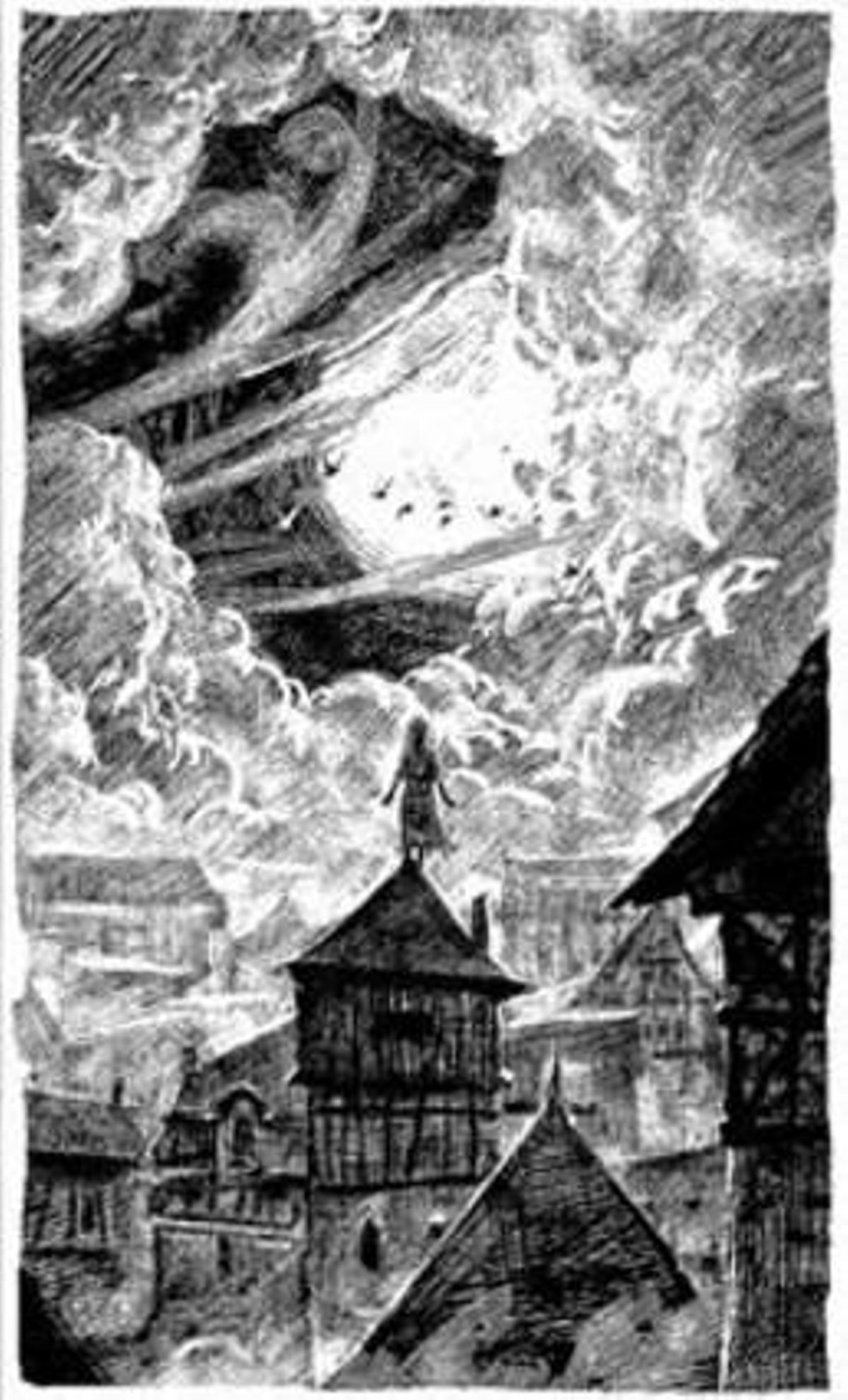 Una de las ilustraciones de la novela breve ’La música del silencio’. Una de las ilustraciones de la novela breve ’La música del silencio’.