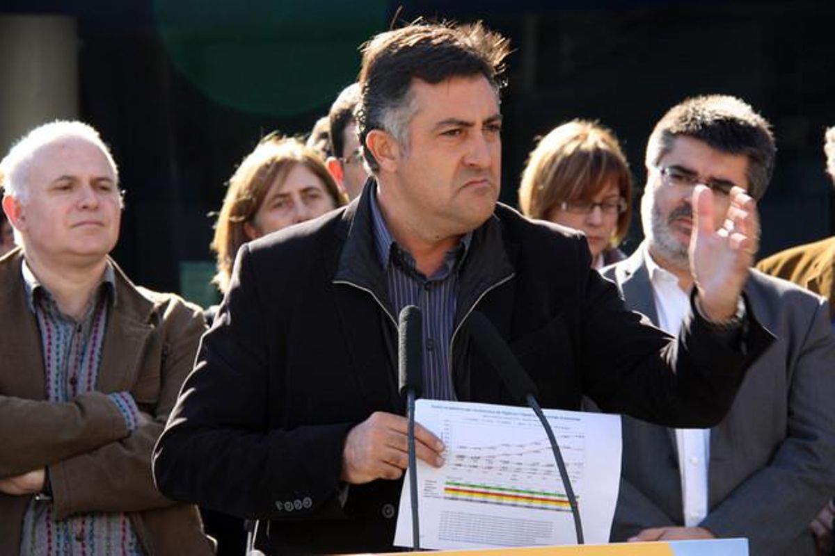 Joan Puigcercós, hoy, durante el acto en que ha presentado cifras que respaldan sus críticas al agravio fiscal de Catalunya, hoy, en Barcelona. Joan Puigcercós, hoy, durante el acto en que ha presentado cifras que respaldan sus críticas al agravio fiscal de Catalunya, hoy, en Barcelona.